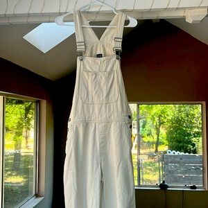White denim overalls - Gap